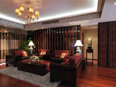 中式风格设计案例客厅
