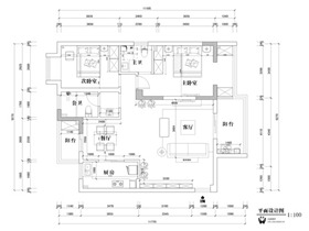 簡(jiǎn)歐平面設(shè)計(jì)效果圖