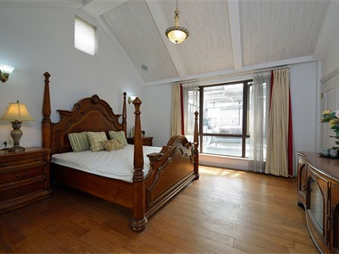 天伦锦城欧式复式设计卧室吊顶