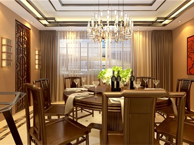 中式风格设计案例餐厅