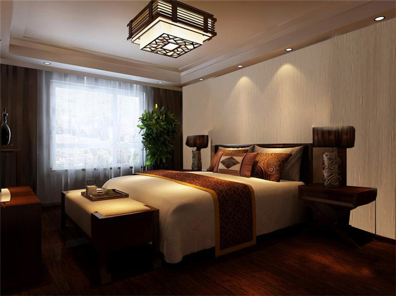 150平中式风格装修效果图卧室