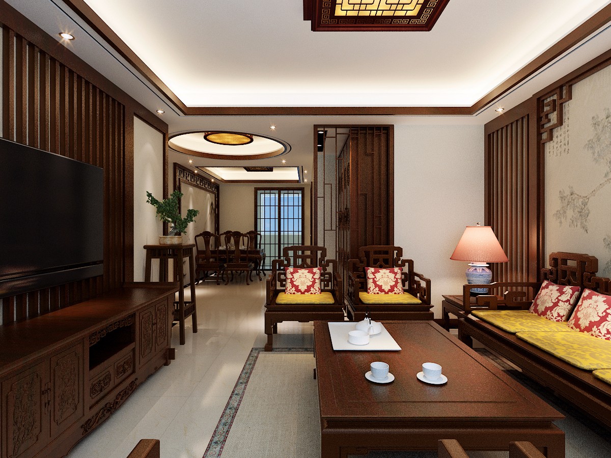 中式客厅其它效果图
