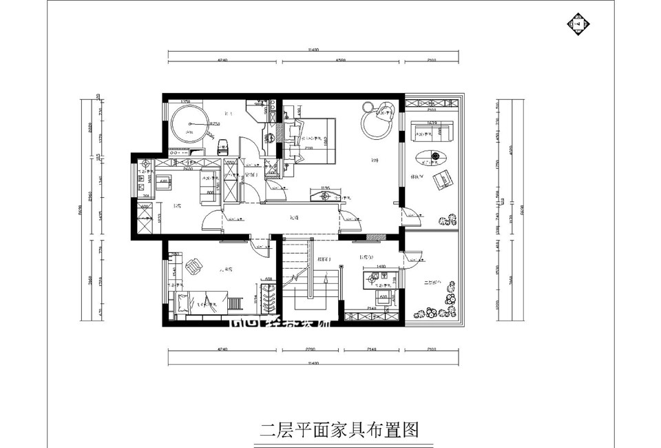 品味典雅浪漫生活的西山美墅平面圖