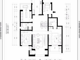 顶层LOFT现代简约风格平面图