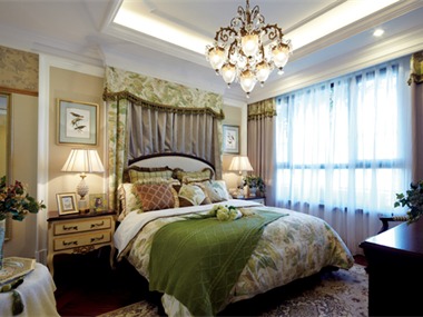 美式风格设计案例卧室