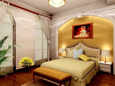 东南亚风格案例卧室