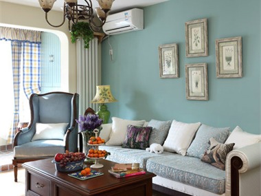 地中海风格的家具以其极具亲和力的田园风情及柔和的色
